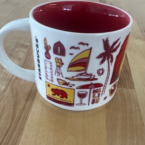 Starbucks California Red and White Mug - Picture 2 of 4